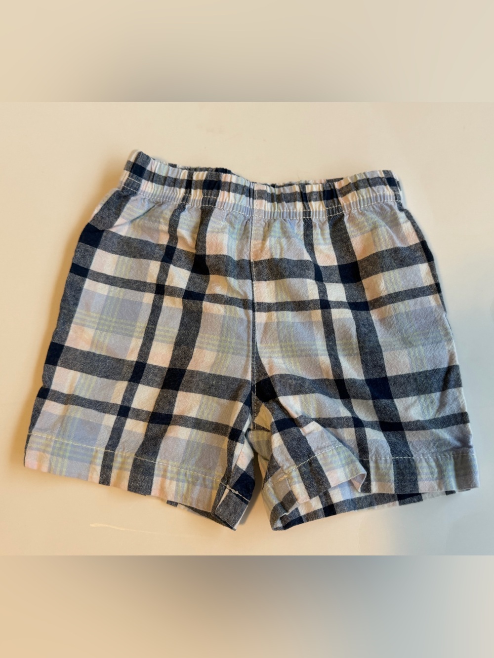 5/$25 Baby Boy Plaid Shorts 12 Months